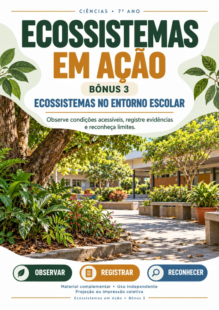 Ecossistemas no Entorno Escolar