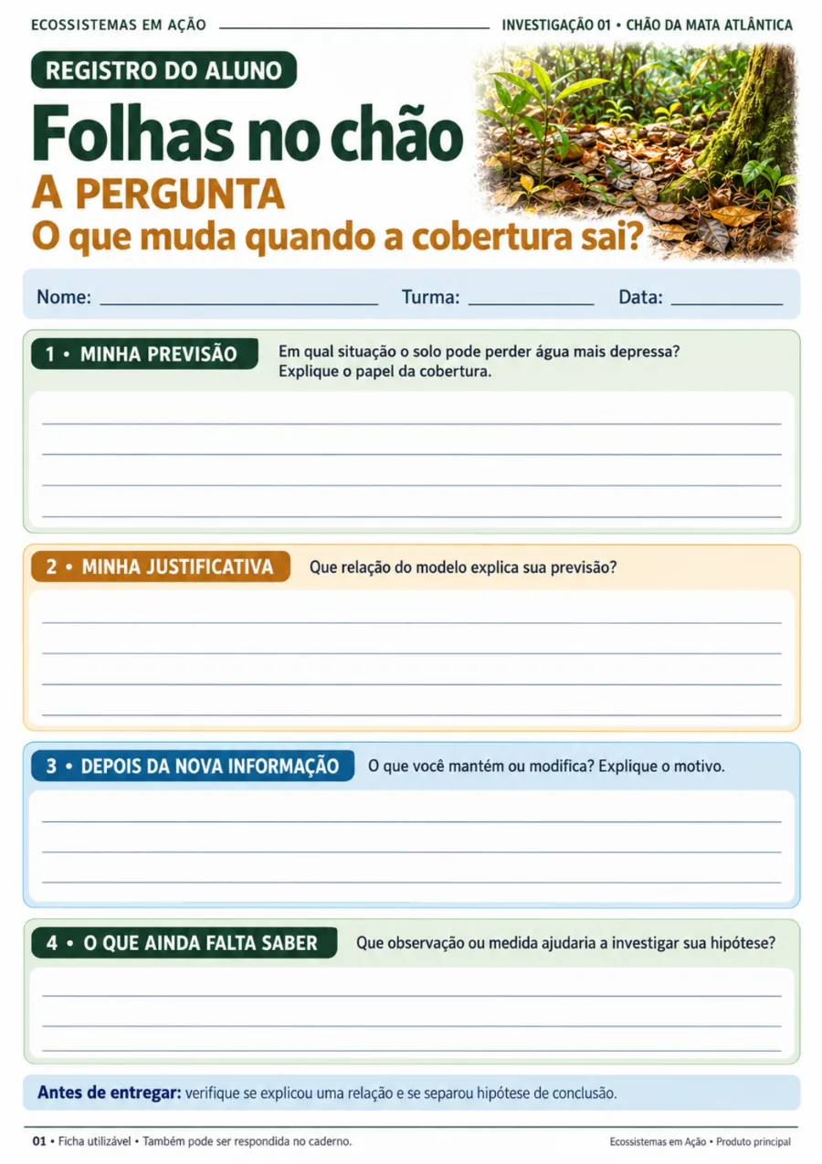 Registro do aluno